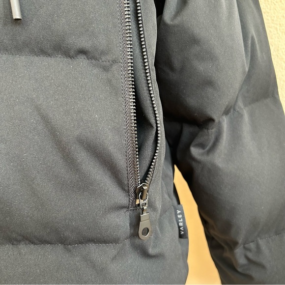 Varley Granville Black Puffer Jacket Medium Revolve Anthro Ski Winter - Picture 6 of 11